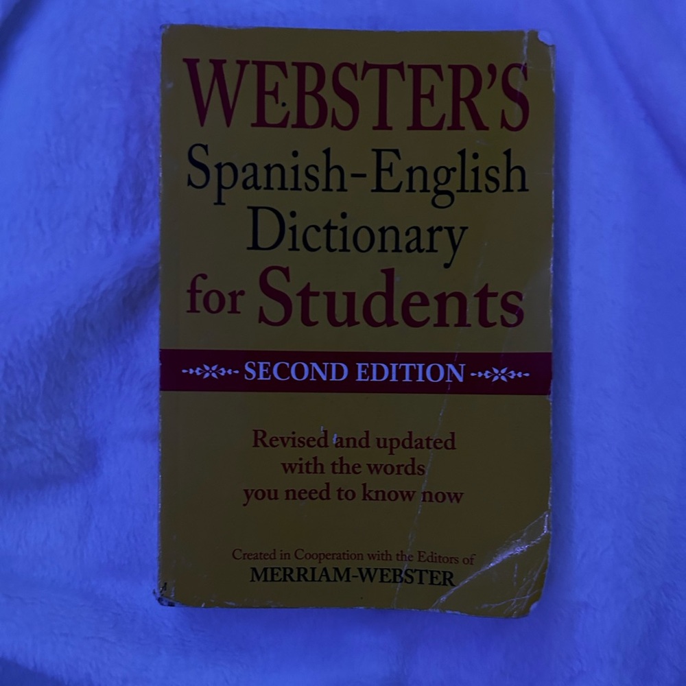 Webster's Spanish-English Dictionary for Students